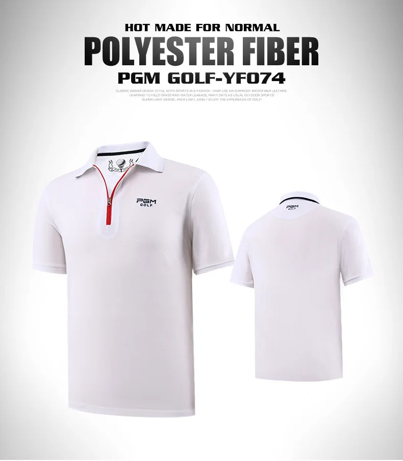 Мужская футболка для гольфа PGM 2018 летняя дышащая быстросохнущая с защитой от