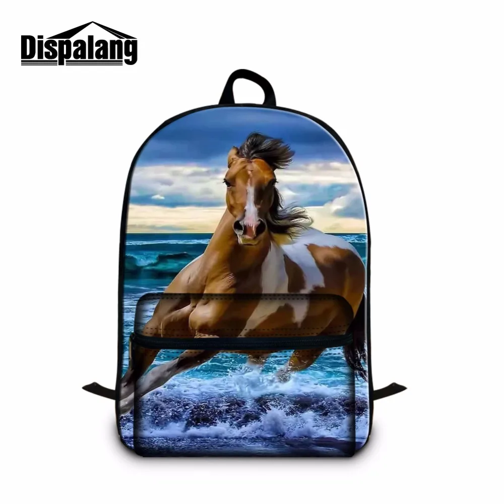 Школьный рюкзак Dispalang Horse для студентов колледжа милый портфель ноутбука девочек