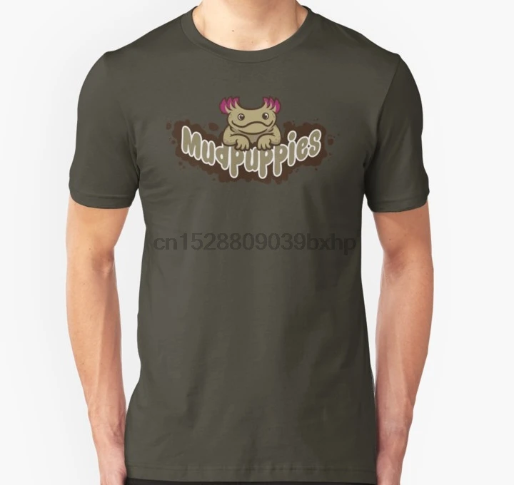 Модная мужская футболка Mudpuppies Новое поступление для женщин с вырезом лодочкой 100%