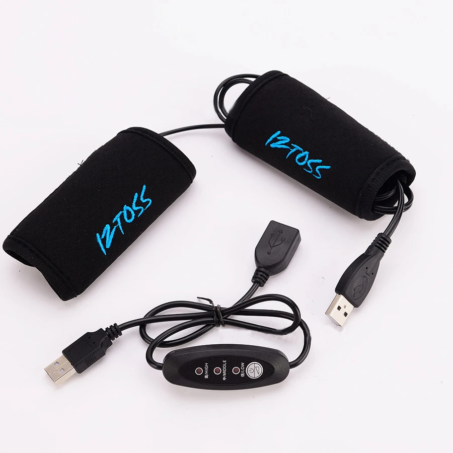 Зимние теплые электрические грелки для скутера мотоцикла USB с переключателем