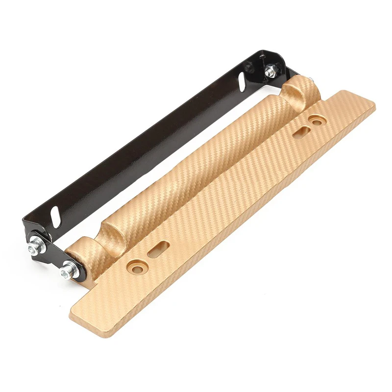 JX-LCLYL углеродного волокна переднего бампера Регулируемая рамка номерного знака