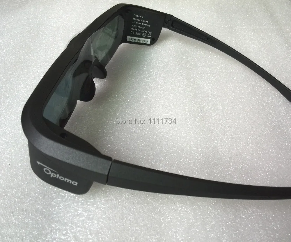 Бесплатная доставка оригинальные очки с активным затвором для 3d проектора Optoma DLP