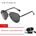 Мужские солнцезащитные очки VEITHDIA, модные брендовые очки с поляризационными зеркальными стеклами, для вождения, степень защиты UV400, модель 2019, 3802