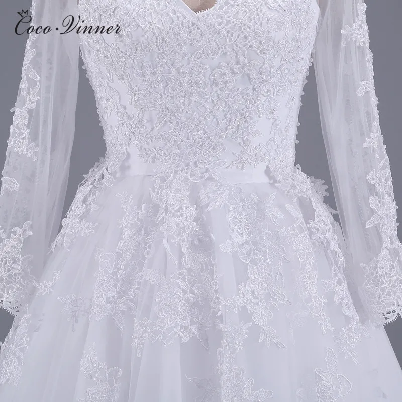 Vestido De Noiva/свадебное платье с длинными рукавами, арабское платье принцессы Casamento, романтическое свадебное платье, robe de mariage casament W0008