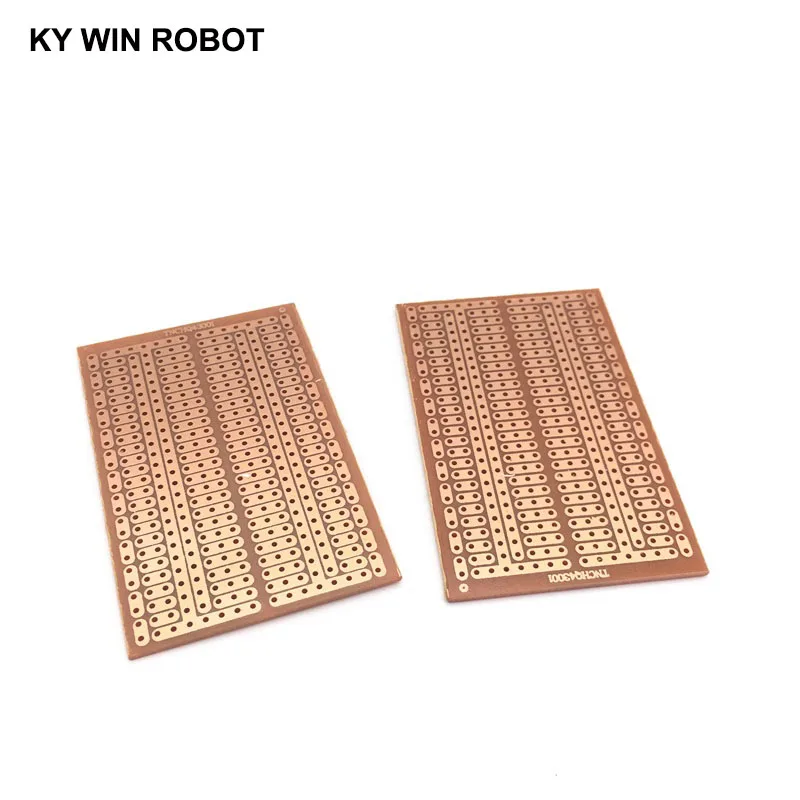 2 шт./лот DIY 4,5*7 см Прототип бумага PCB Универсальный Эксперимент Матрица платы 4,5x7 см