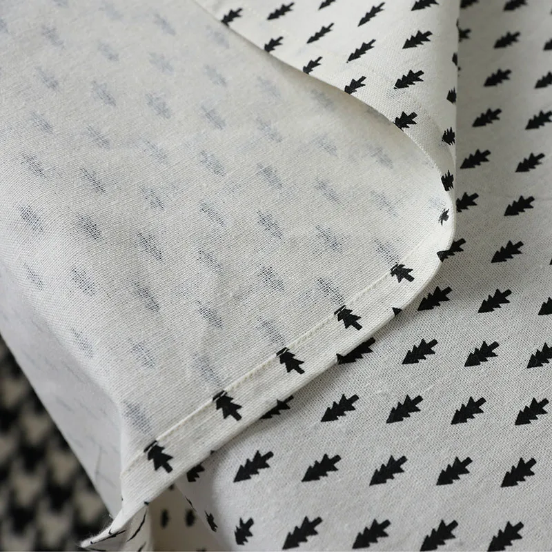 Льняная скатерть с принтом в клетку Северном скандинавском стиле для стола Toalha De