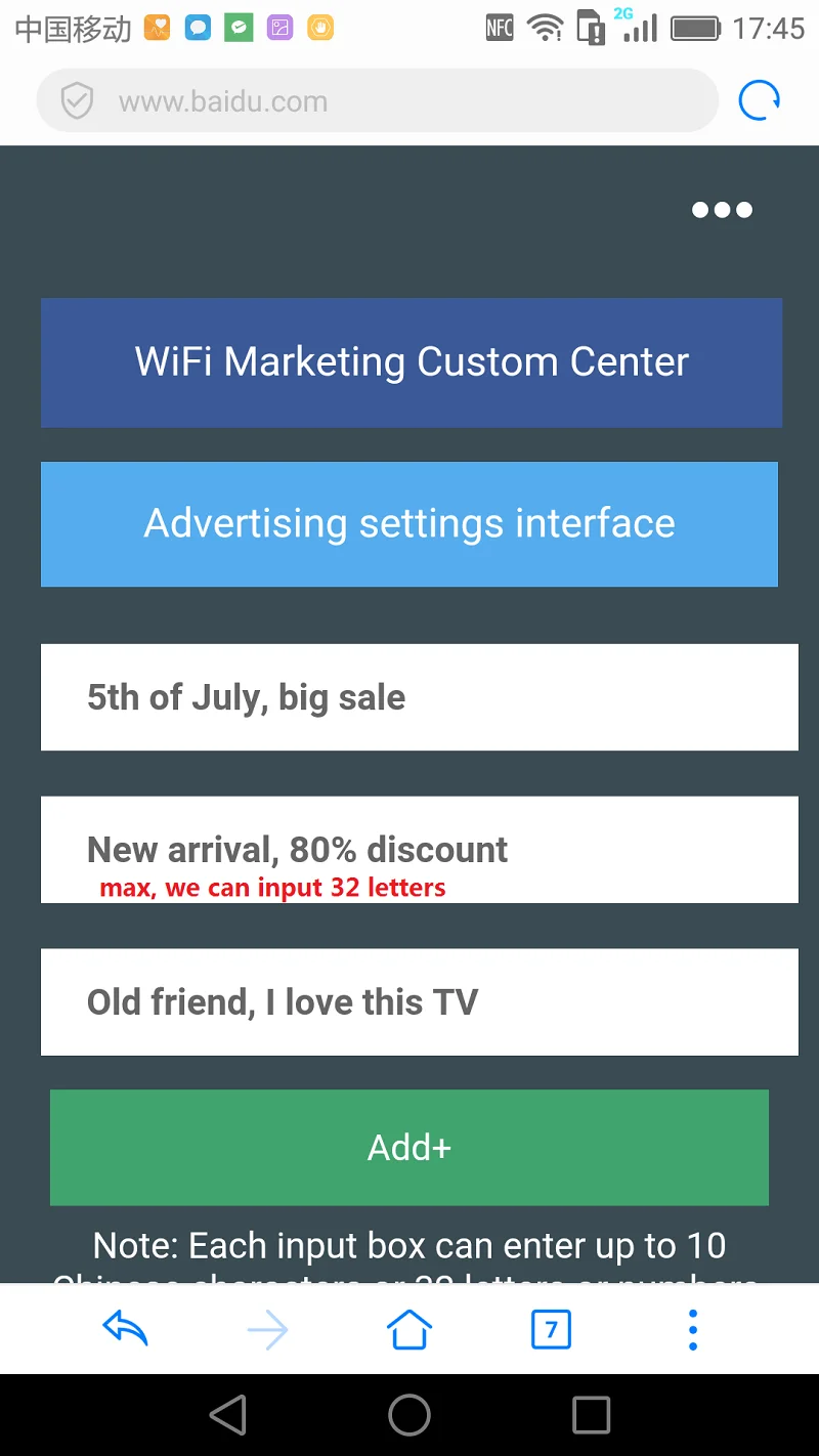 Устройство для рекламы хот спот DOIT SSID ADS устройство с поддержкой OTG Wi Fi USB адаптер