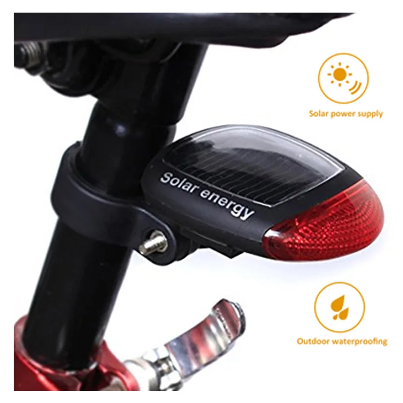 ESSEN велосипедный фонарь с солнечной энергией перезаряжаемая Светодиодная лампа