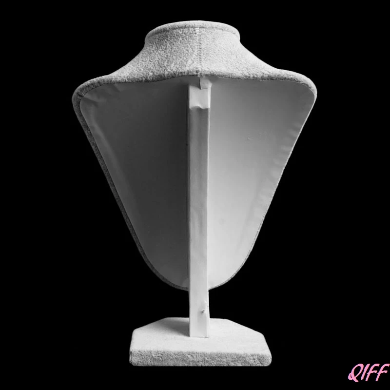 

Mannequin Velvet Necklace Pendant Chain Jewelry Bust Neck Display Stand Holder