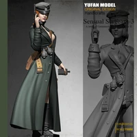 yufan model 124 resin kits resin soldier womens officer colorless and self assembled 75myfww 1998