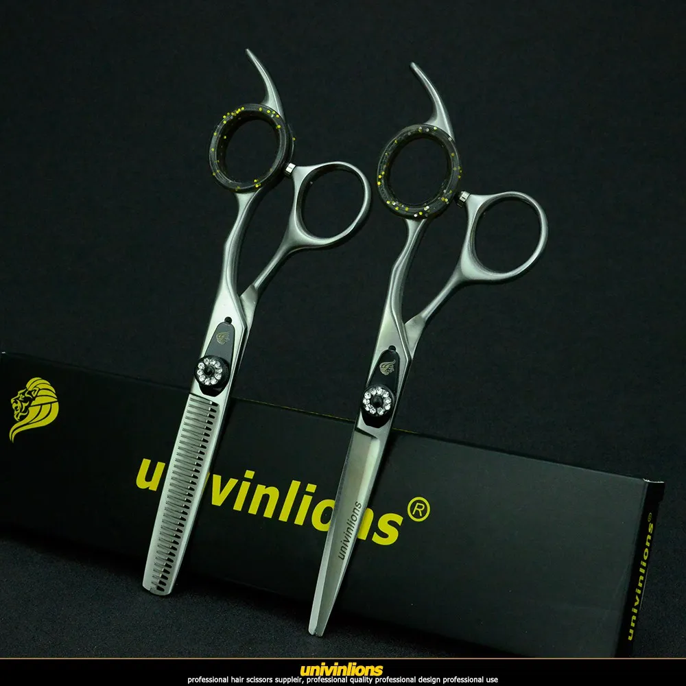 Univinlions 6 &quotматовые серебряные ножницы Профессиональные парикмахерские