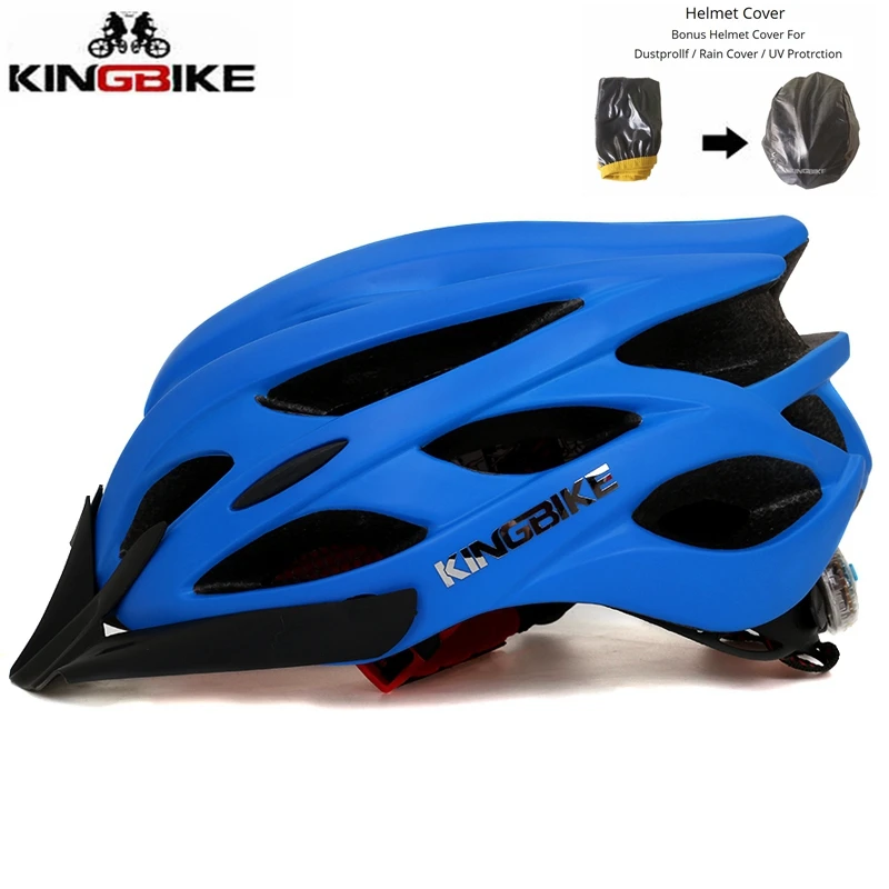 Kingbike EPS Сверхлегкий 220 г велосипедный шлем козырек Для мужчин женщин сзади свет