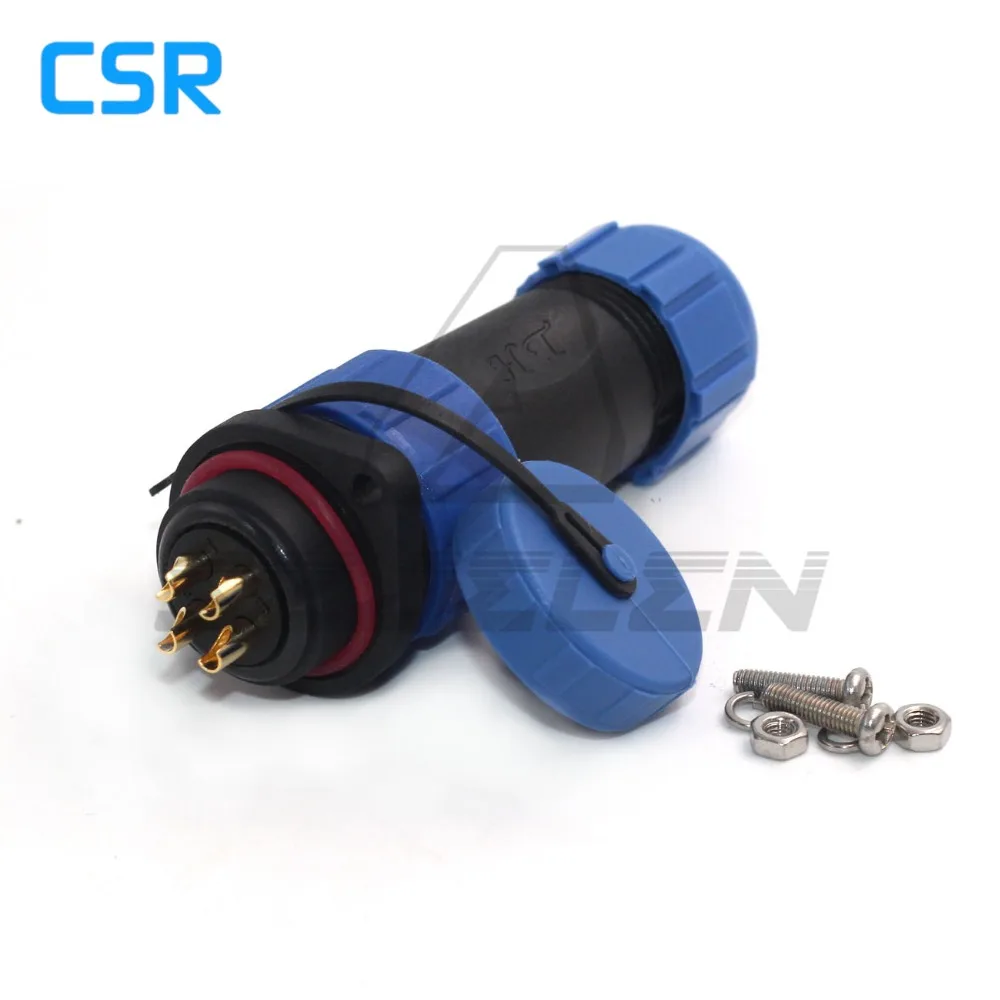 SP21 4-контактный водонепроницаемый IP68cable автомобильный соединитель автомобильная