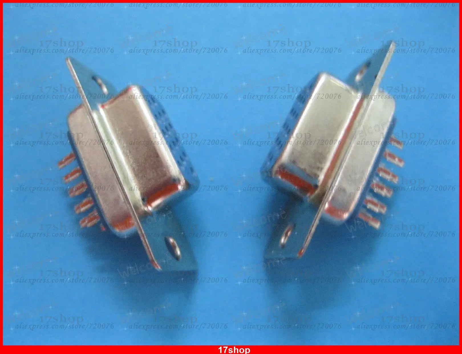 Коннектор D-sub 15 pin Female 3 ряда, 30 шт. (art.: 7865d6158) - 7865d6158