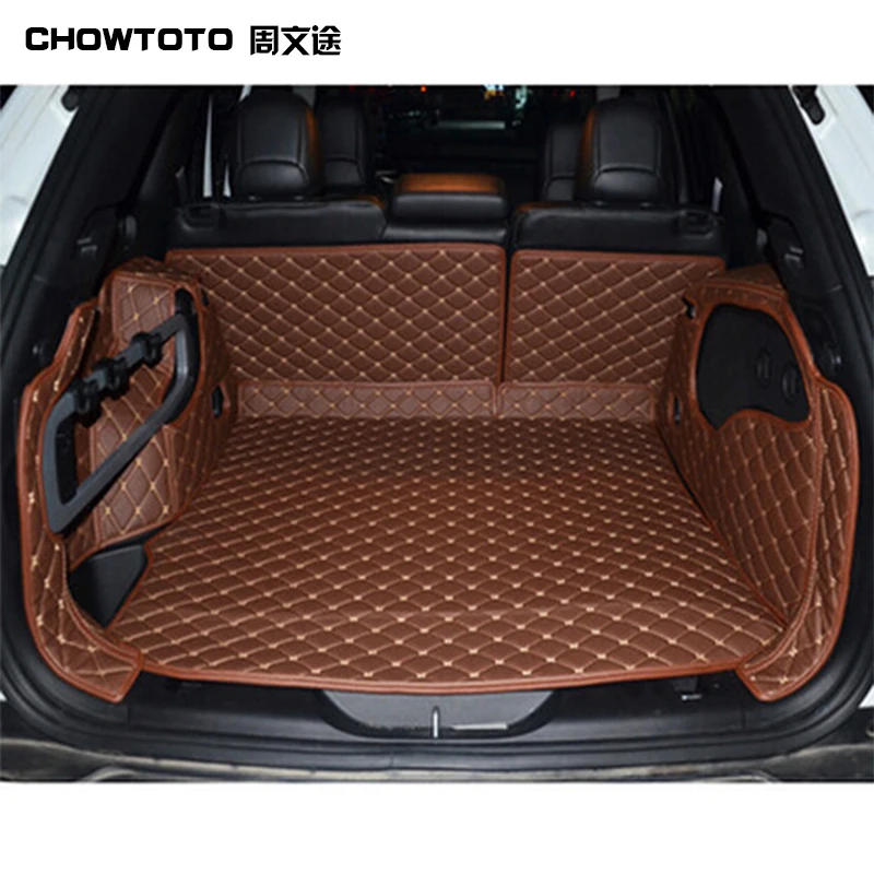 

CHOWTOTO AA специальные коврики для багажника для Jeep Cherokee износостойкие водонепроницаемые коврики для багажника для Cherokee