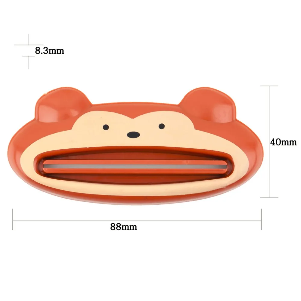 

Random Style Cartoon Easy Squeezer Toothpaste Tube Dispenser Rolling Holder Cat/Frog/Panda/Pig Hot Selling