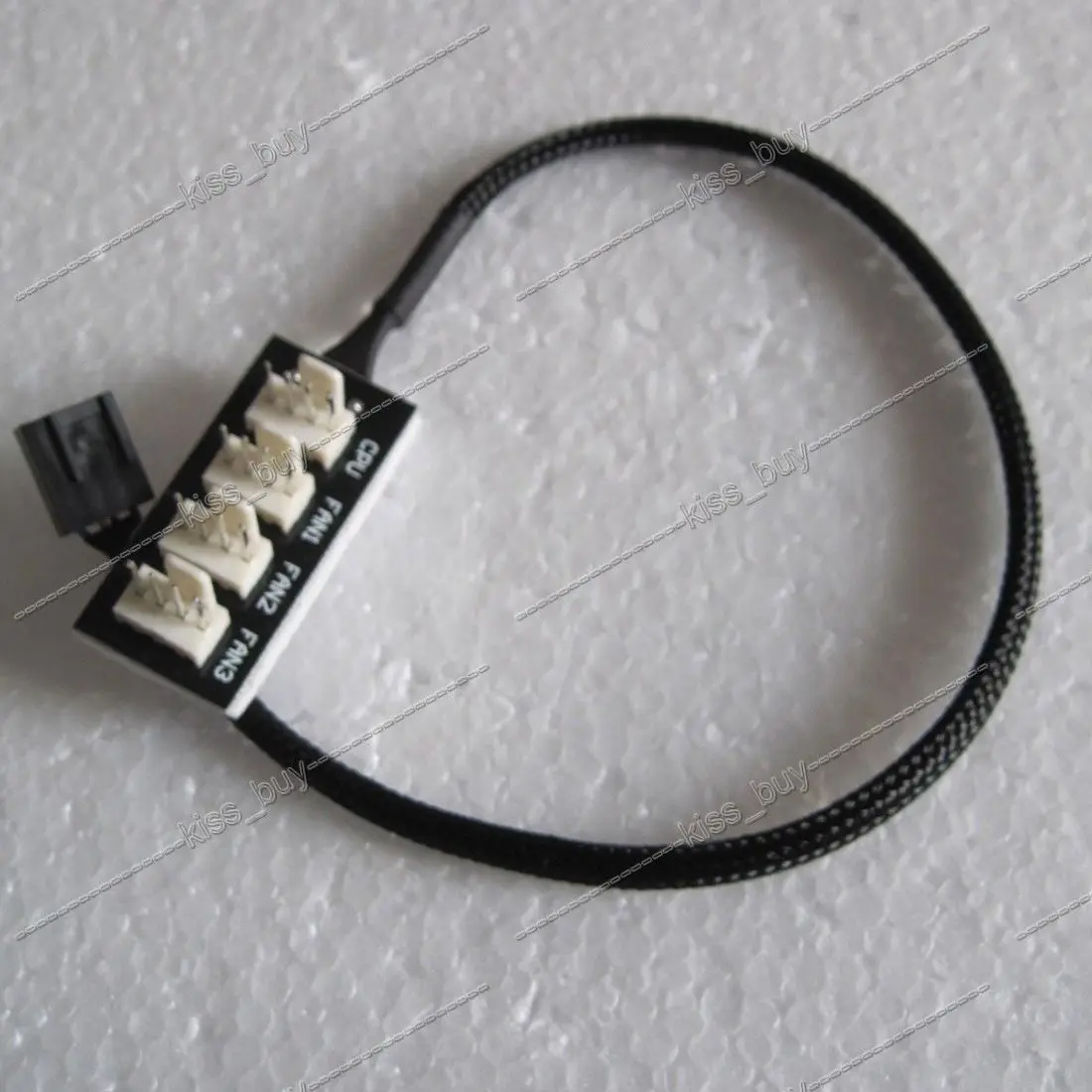 4p female to 4-Port male PC host case cpu Fan Hub cable for Multi Way PWM fan | Электронные компоненты и