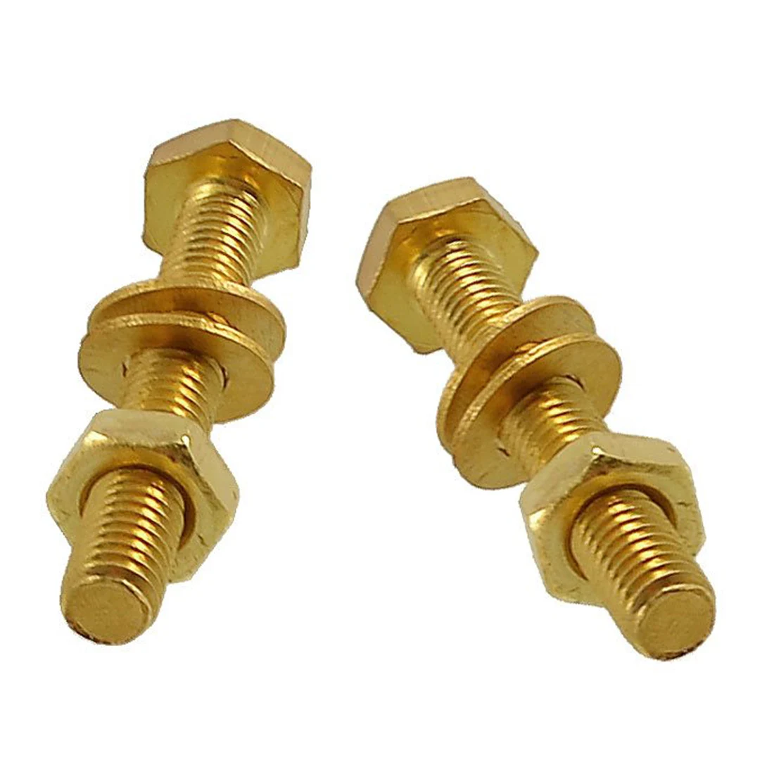 Болты с шестигранной головкой CLOS 5 шт. 6 мм x 40 мм|screw bolt|brass hex boltshex head bolts |