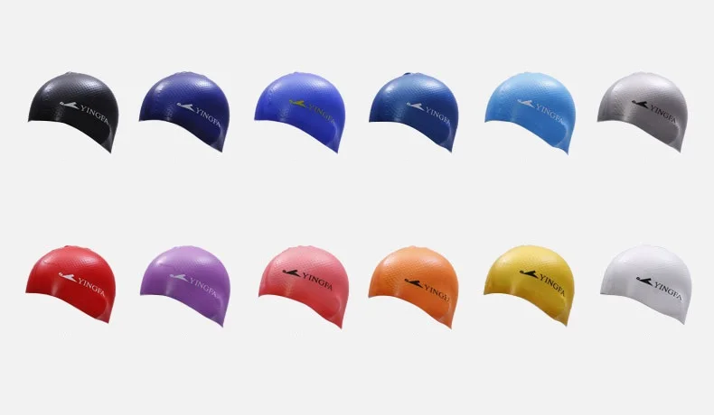 Silicone Swimming Cap For Men Women Children Kids Long Hair Hood Ultrathin Hat Protect Ears Waterproof New Arrival