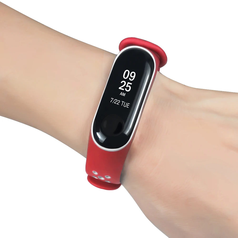 Ремешок силиконовый для Xiaomi Mi Band 3 спортивный браслет 3|Ремешки часов| |