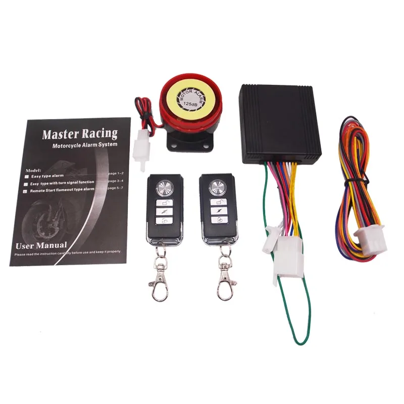 Самокат мотоцикл сигнализация Системы Moto Anti theft охранной сигнализации