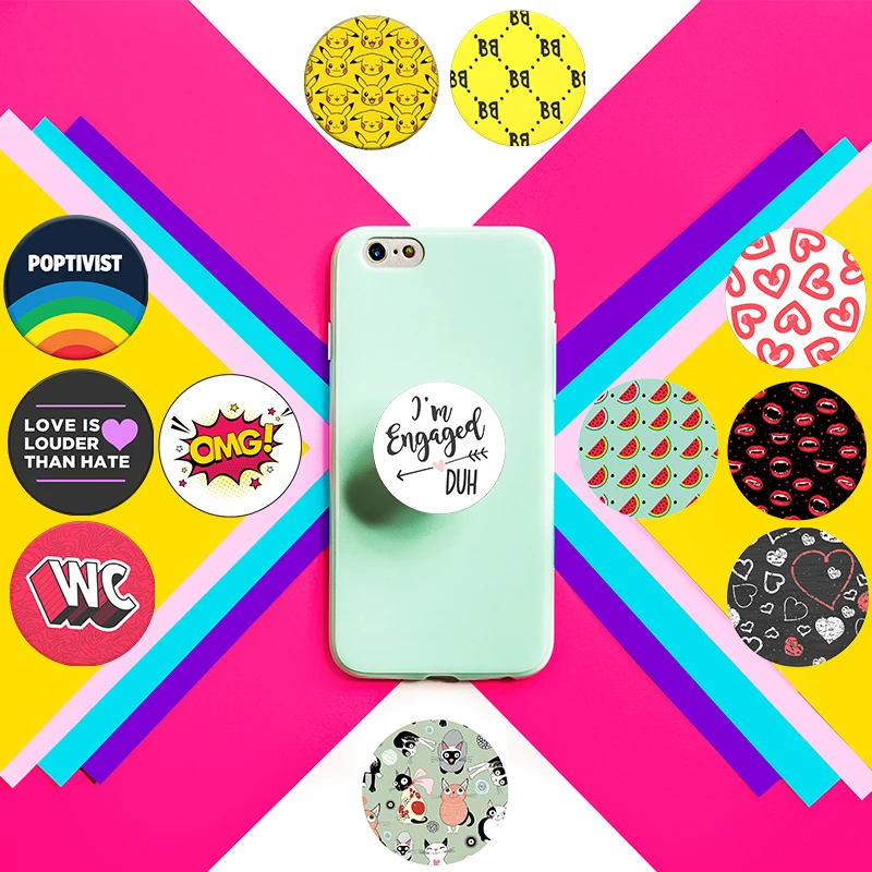 PopSoket держатель для девочек прекрасный PopSocet смартфонов стол палец Pops кольцо ручка