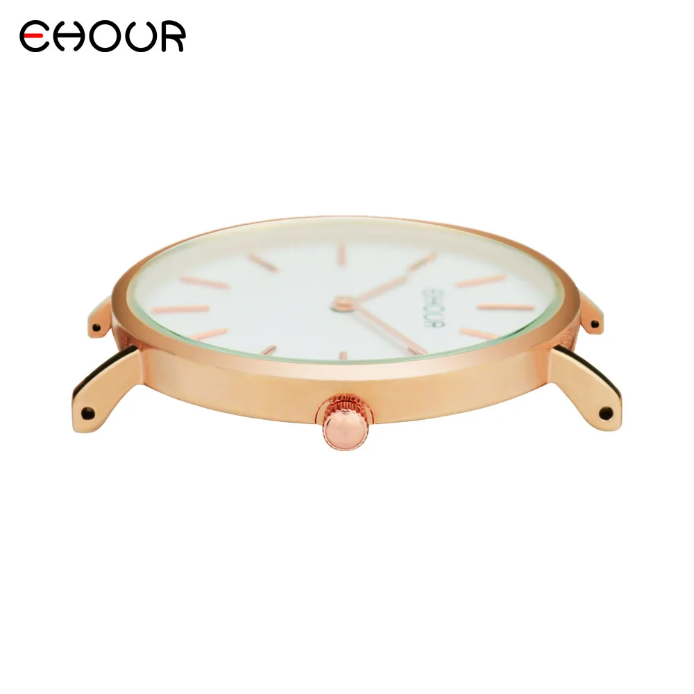 Тонкий чехол женские часы люксовый бренд кварцевые ремешок из натуральной кожи