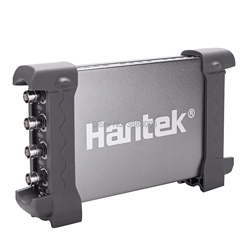 Hantek Осциллограф портативный 6204BE Автомобильная диагностика USB ПК 200 МГц 4 канала