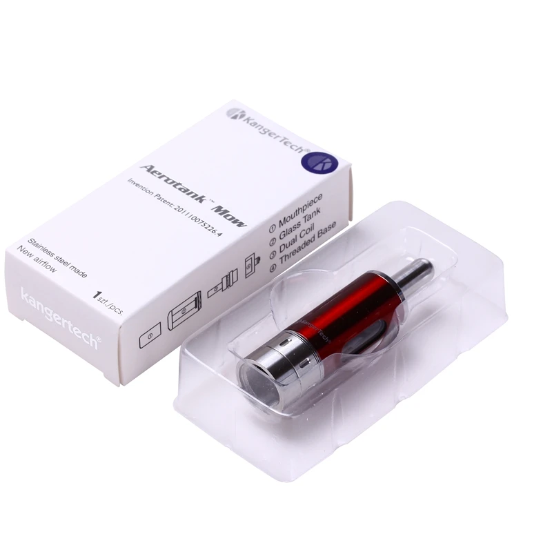Оригинальный Kanger Aerotank MOW распылитель 1 8 мл Pyrex стеклянный резервуар клиромайзер