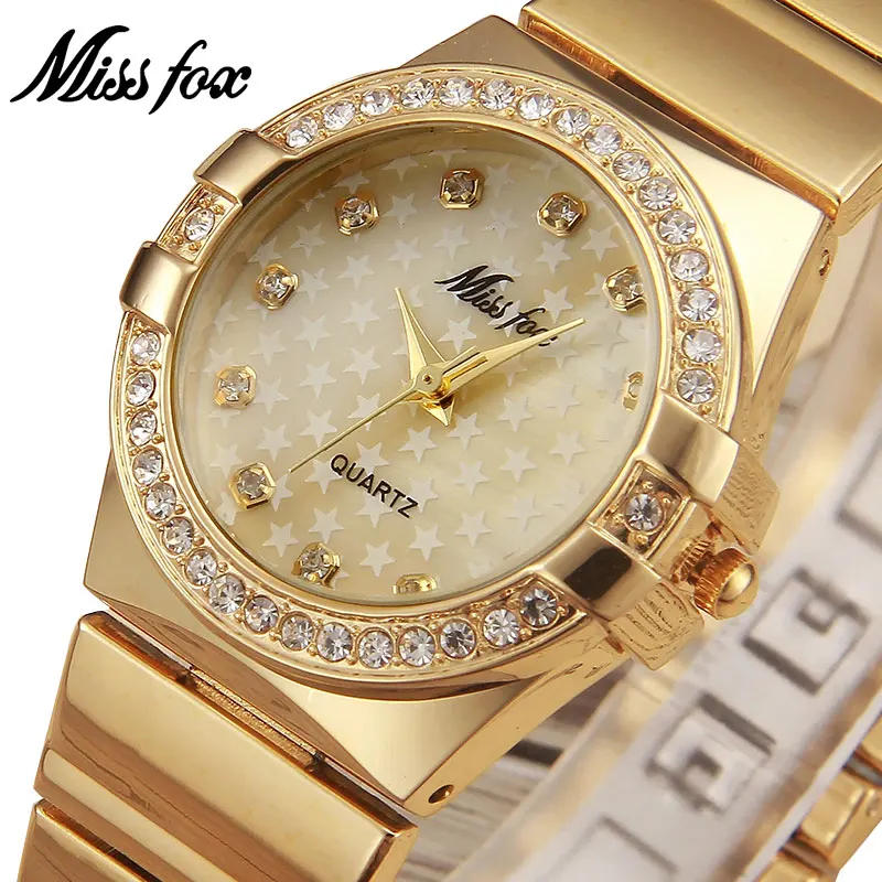 Женские часы MISSFOX Miss Fox модные серебристые водонепроницаемые с браслетом