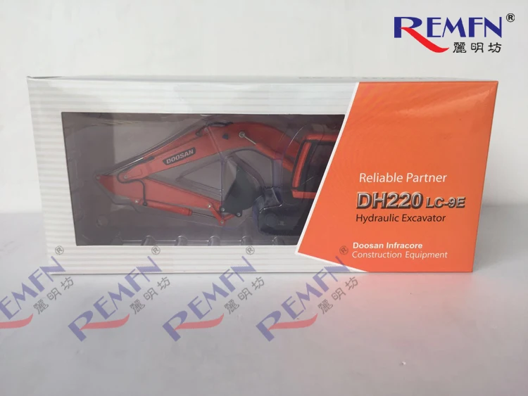 Литая модель игрушки украшения 1:40 Doosan DH220LC-9E гидравлические экскаваторы строительная техника игрушка для сбора