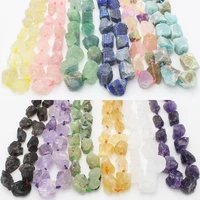 rough natural stone freeform beads for jewelry 15amazonitesgarnetcitrinclear quartzs rose quartzs fluorite