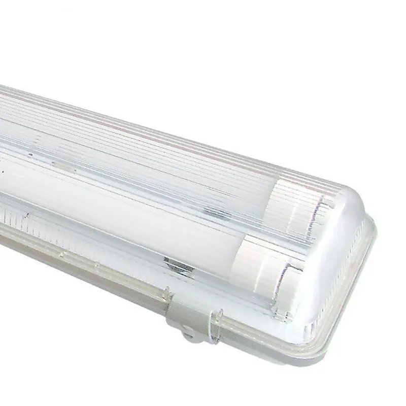 2pcs 2Feet(0.6M) 10 Watt Waterproof Double LED T8 Tube With Tri-proof Fixture AC100-245V Light Pure White | Лампы и освещение