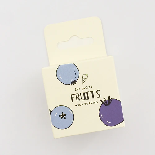 blueberry 2 шт./кор. 1,5 см* 5 м Свежая Упаковка с фруктами лента альбом Скрапбукинг Декор васи лента школьный стикер этикетка - Цвет: blueberry