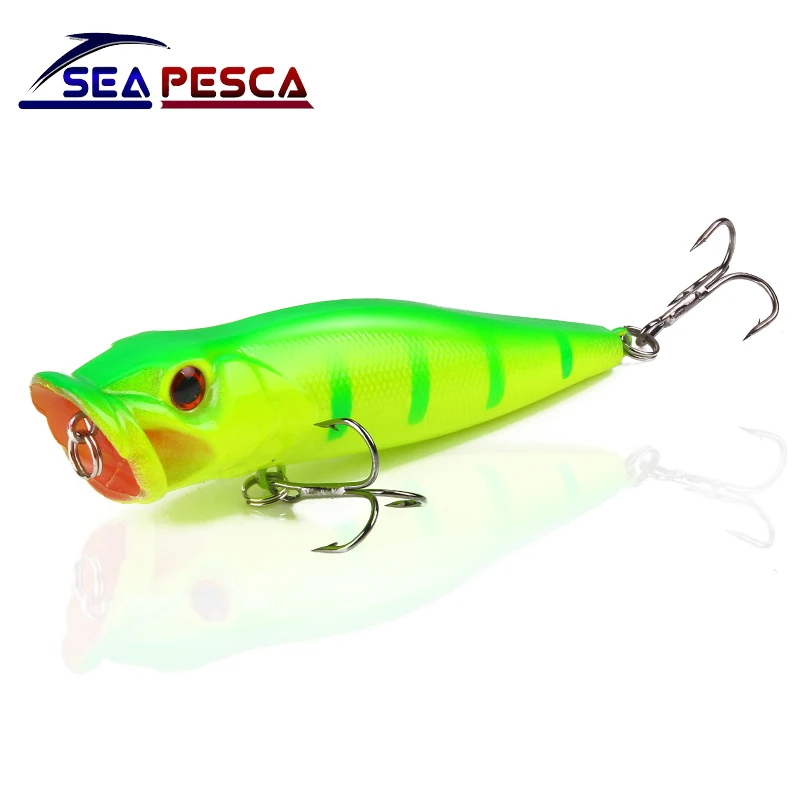 SEAPESCA Поппер рыболовная приманка 9 см 13 г плавающая твердая 3D Глаза рыболовные