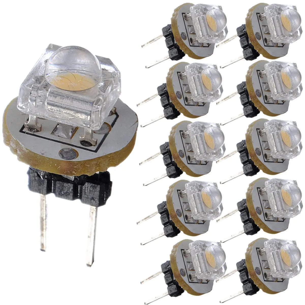 10 x G 4 светодиодный SMD 0 2 W 12 V Светодиодный светильник теплый белый для чтения RV