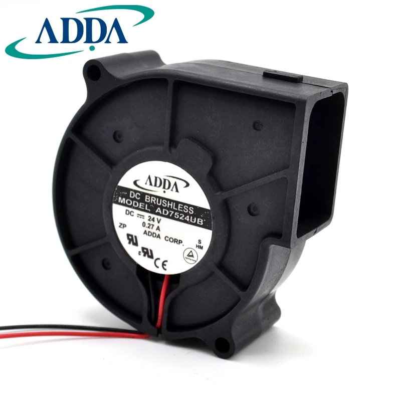 ADDA Новый и оригинальный осевой вентилятор AD7524UB 24V проектор Фотографическая