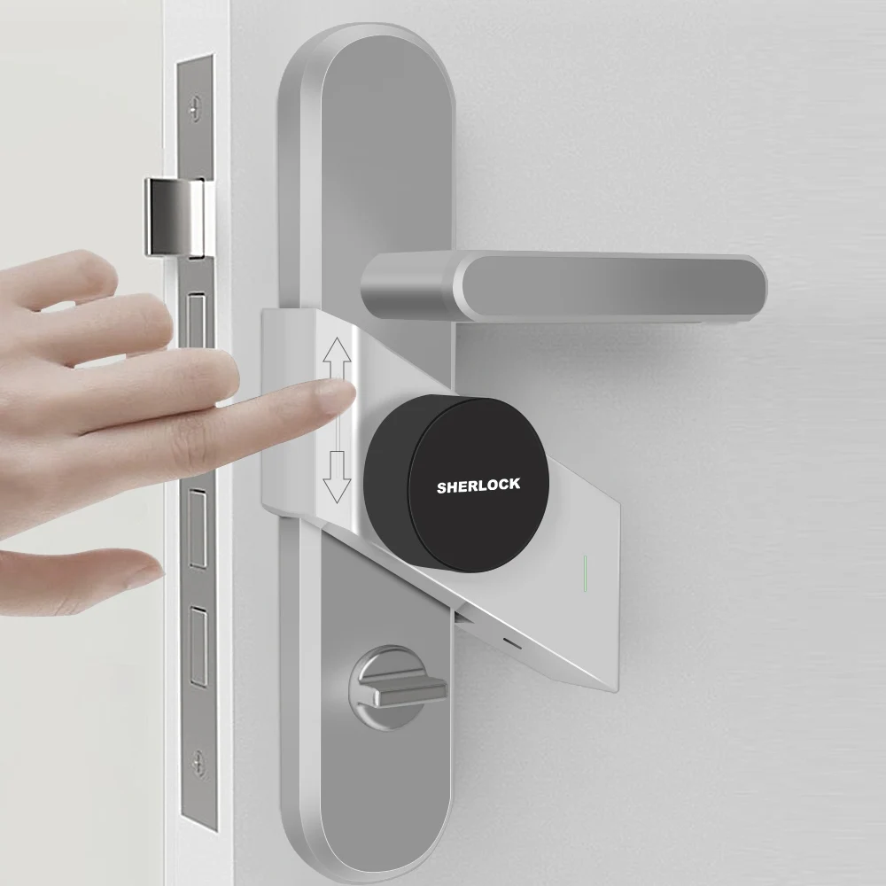 Sherlock S2 Смарт-замок Домашний замок без ключа электронный дверной замок Bluetooth беспроволочный открытый закрытый дверной умный контроль приложение(Silve