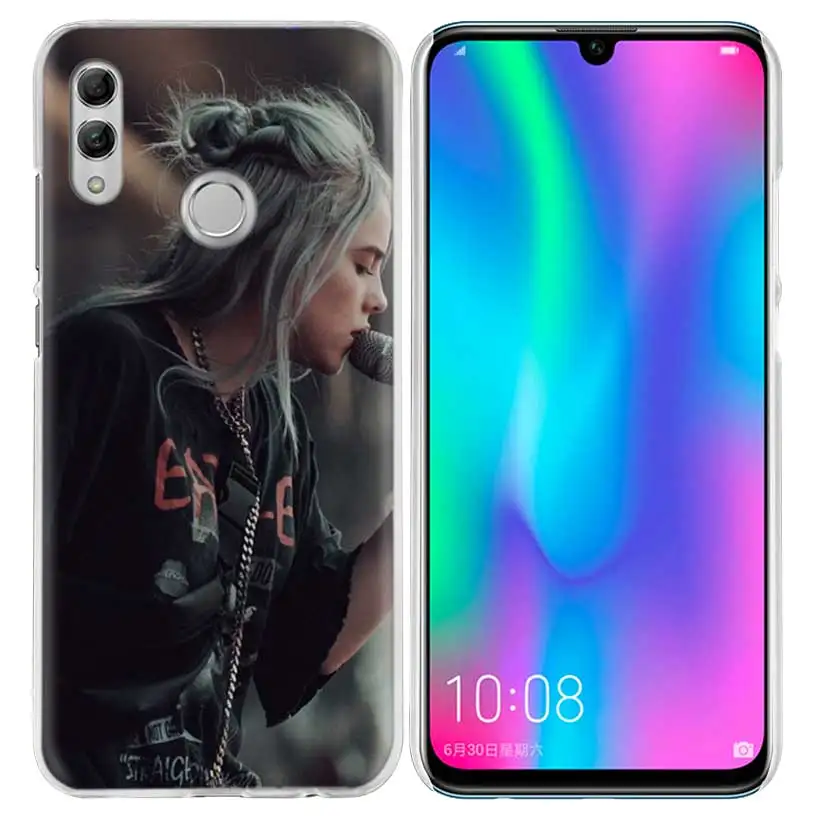 14 Чехол Billie Eilish Music Singer для Huawei Honor 8X Y9 9 10 Lite Play 8C 8S 8A Pro V20 20i 10i Y6 Y7 жесткий чехол для телефона из ПК - Цвет: 14