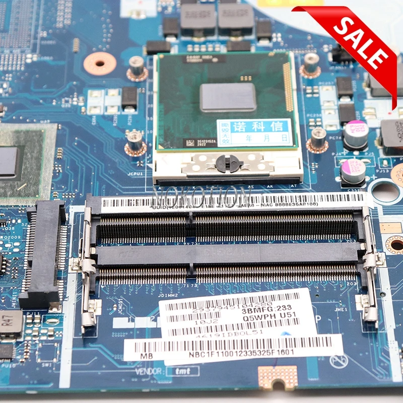 Материнская плата NOKOTION Q5WV1 для ноутбука acer LA-7912P E1-571G NBC1F11001 NB.C1F11.001 HM70 SJTNV