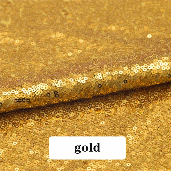 Gold Ширина 130 см* 5 м/лот Блестки 3 мм Диаметр сетка ткань Блестки сделать Украшенные платья Одежда украшения DIY ручной работы материал - Цвет: Gold
