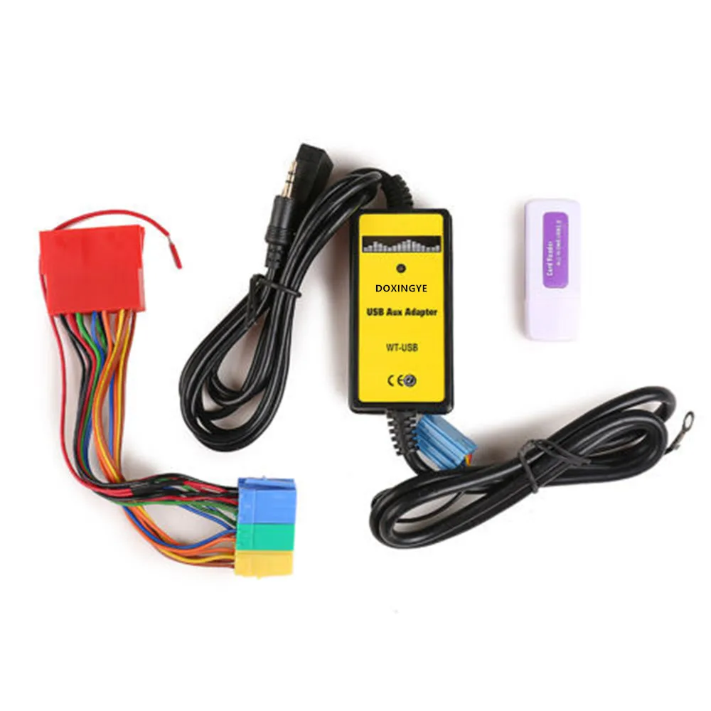 DOXINGYE автомобильный радиоприемник цифровой USB MP3 интерфейс cd-чейнджер адаптер с 3,5 мм AUX вход для Audi A2 A4 A6 S6 A8 TT
