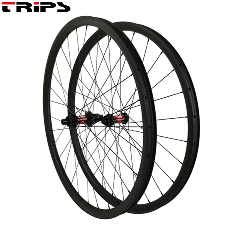 1280g супер легкие Углеродные mtb колеса 30 мм Асимметричные 29 дюймовые горные