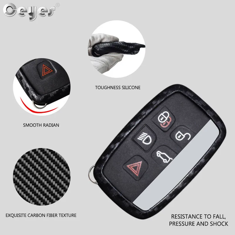 Автостайлинг Ceyes умный чехол для Land Rover Freelander Discovery 4 Range углеродное волокно