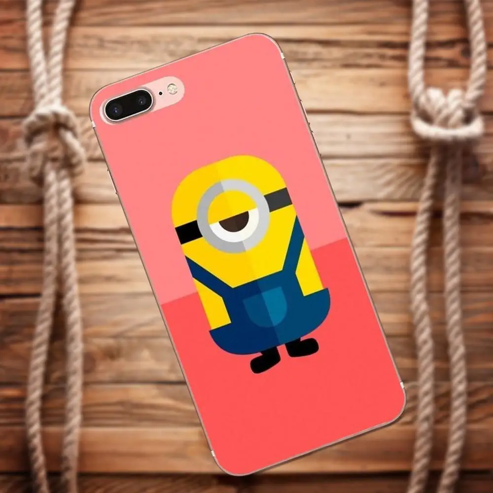 Vvcqod одном направлении Миньоны для Apple iPhone 4 4S 5 5C 5S SE 6 S 7 8 Plus X Moto G G2 G3 Мягкие случаи TPU