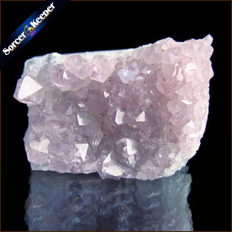 

78 g Natural Stone Purple Raw Amethyst Druzy Drusy Elestial Skeletal Quartz Crystal Cluster Specimen Fit Jewelry Making KS497