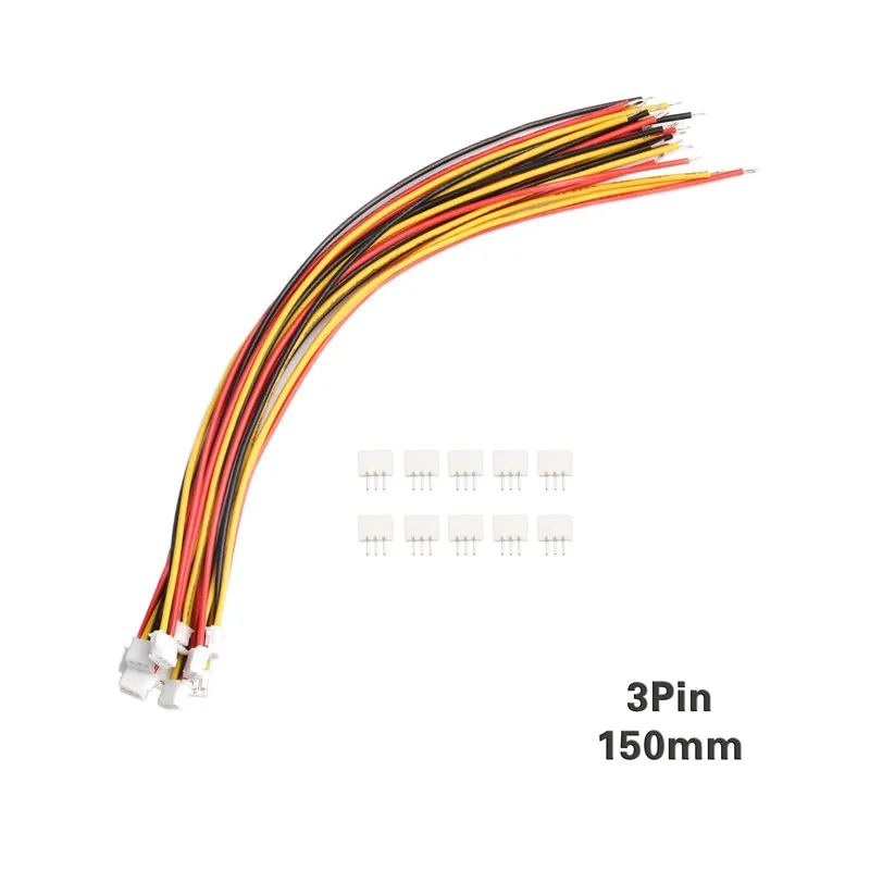 10 компл. 150 мм ZH-1.5 провода Кабельный соединитель DIY ZH-1.5 28AWG JST 2Pin-10Pin электронная линия одиночное соединение клеммные соединители