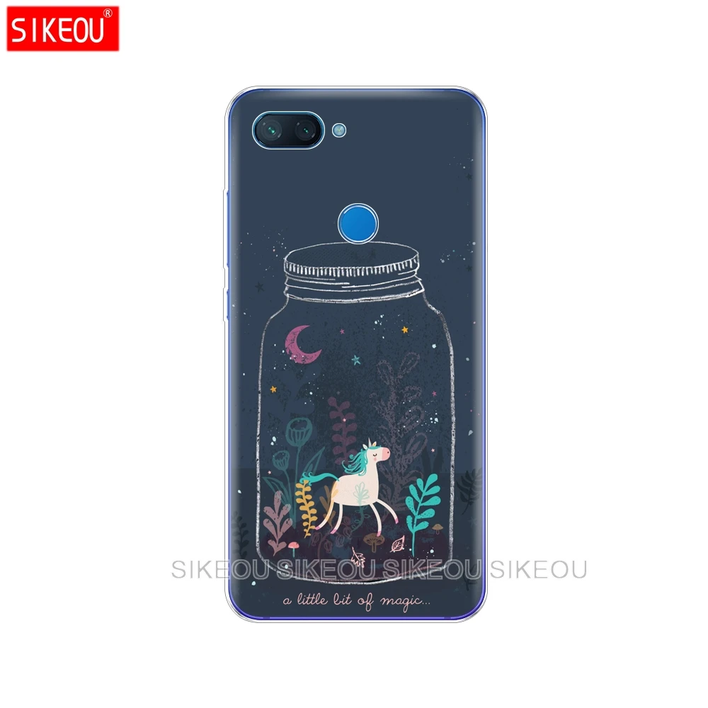 51750 Силиконовый чехол для Xiaomi Mi 8 LITE, чехол 6,26 дюйма, мягкий чехол для Xiaomi Mi 8 lite funda full 360, защитная Противоударная сумка - Цвет: 51750