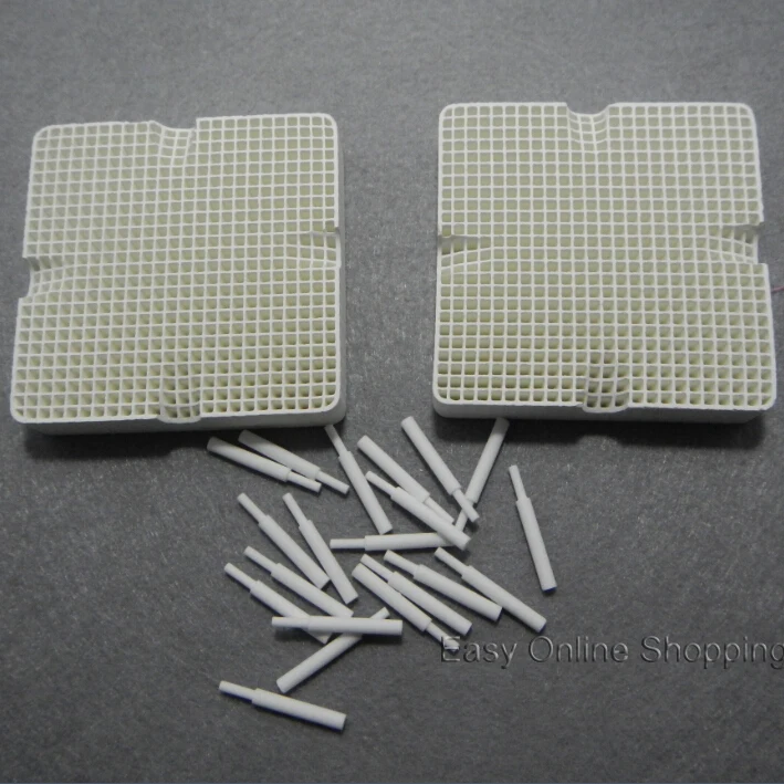 2 шт стоматологические лабораторные сотовые квадратные обжимные лотки с 20