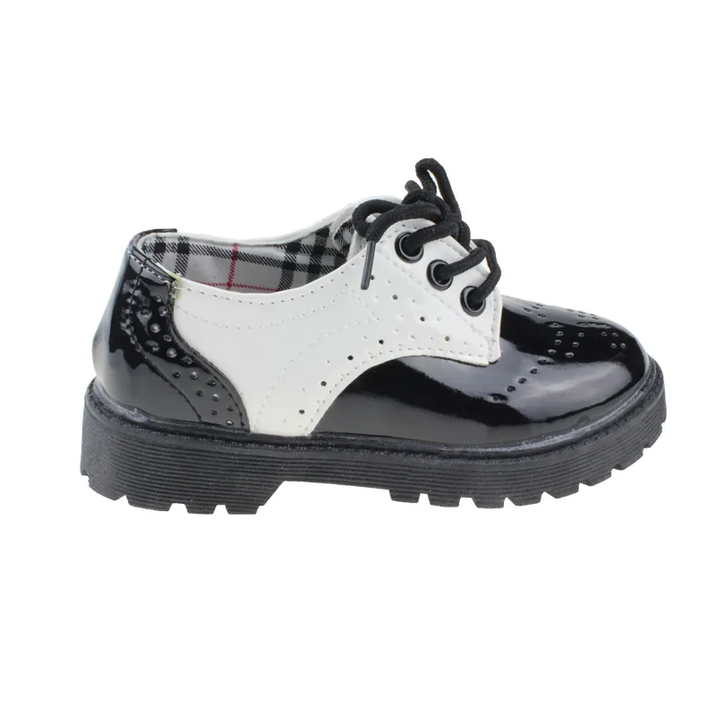 MSMAX/Детские свадебные туфли принцессы на шнуровке для девочек и мальчиков